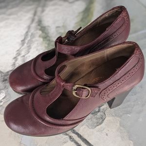 Aerosoles chunky heel vintage Mary Jane's size 6 women